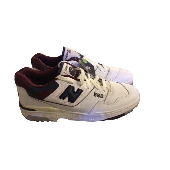 New Balance Men\'s 550 Burgundy Natural Indigo Size 9.5 D BB550NCD Athleisure main image 5